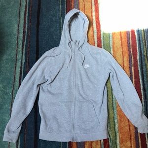 Men Nike Sweatshirt Zip-up Medium